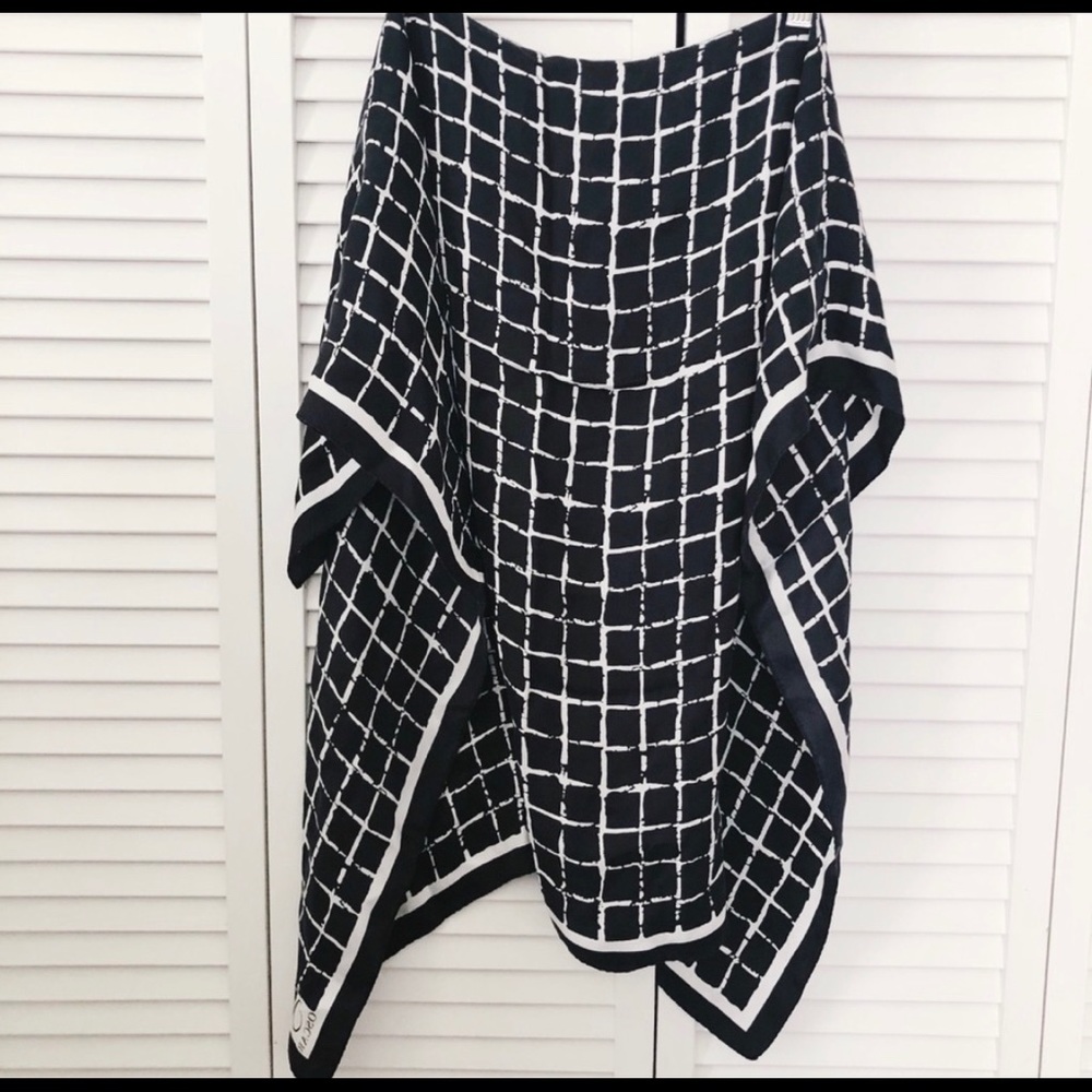 Oscar de la Renta Silk Handkerchief /Scarf